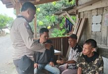 Cooling System di Kelurahan Sejahtera, Sampaikan Pesan Kamtibmas Secara Humanis