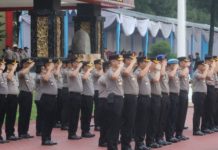 Kapolres Tanjungbalai Hadiri Sertijab Pejabat Utama dan Kapolres Jajaran Polda Sumut