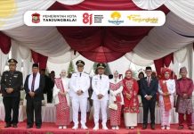 Advetorial Semarak HUT-81 Kemerdekaan RI, Wali Kota dan Wakil Wali Kota Tanjungbalai Sambut Arak Arakan dan Atraksi Pawai Karnaval