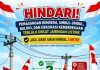 ULP PLN Tanjungbalai Himbau Pemasangan Bendera Umbul Dekorasi Kemerdekaan Jaga Jarak Dekat Jaringan Listrik