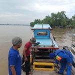 Sat Polairud Tanjungbalai Jaga Perairan, Periksa Kapal Hingga Sosialisasi Bebas Narkoba