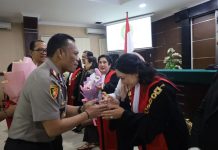 Dihadiri Kapolres Pengambilan Sumpah Jabatan Ketua Pengadilan Kota Tanjungbalai Karolina Selfia Br Sitepu,SH,M.H