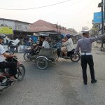 Sat Lantas Polres Tanjungbalai Turun ke Jalan, Amankan Arus Lalu Lintas Pagi dan Imbau Pengendara Tertib