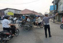 Sat Lantas Polres Tanjungbalai Turun ke Jalan, Amankan Arus Lalu Lintas Pagi dan Imbau Pengendara Tertib