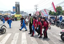 Sat Lantas Polres Tanjungbalai Gelar Patroli Siang, Jaga Kondusivitas Kota