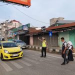 Sat Lantas Polres Tanjung Balai Turun ke Jalan, Amankan Arus Lalu Lintas Padat Pagi