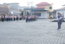 Kasat Lantas Polres Tanjungbalai Pimpin Apel Pagi, Ingatkan Tertib Berlalu Lintas