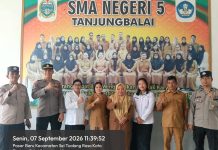 Cegah Bullying dan Kenakalan Remaja, Polres Tanjung Balai Edukasi Siswa SMAN5