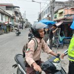 Satlantas Tanjungbalai Edukasi Tertib Lalu Lintas Saat Pos Padat Pagi