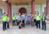 Sambut HUT Lalu Lintas ke-71, Satlantas Polres Tanjungbalai Gelar Bakti Sosial Bersihkan Tempat Ibadah