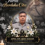 Wakapolres Tanjungbalai Pimpin Personel Melayat ke Rumah Duka Alm. Aipda Jon Aries Siagian