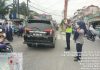 Sat Lantas Polres Tanjungbalai Amankan Kepulangan Siswa, Arus Lalu Lintas Dipastikan Lancar