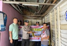 Polres Tanjung Balai Gelar Minggu Kasih di Teluk Nibung, Salurkan Sembako