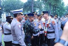 Kapolres Tanjungbalai Hadiri Penyambutan Kapolda Sumut Yang Baru